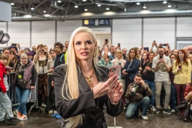 Dritter Tag der Leipziger Buchmesse 2026. Massenandrang, Lange Schlangen und lange wartezeiten bestimmten das Bild. Massenauflauf bei der signierstunde von Daniela Katzenberger (Reality Star, Trash, Vox, RTL) Leipziger Buchmesse 2026 Tag 3