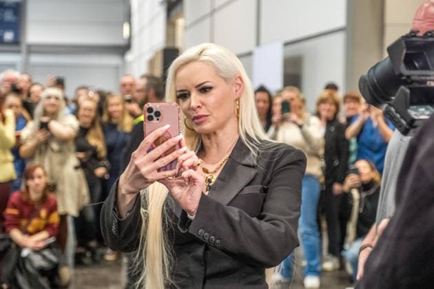 Dritter Tag der Leipziger Buchmesse 2026. Massenandrang, Lange Schlangen und lange wartezeiten bestimmten das Bild. Massenauflauf bei der signierstunde von Daniela Katzenberger (Reality Star, Trash, Vox, RTL) Leipziger Buchmesse 2026 Tag 3