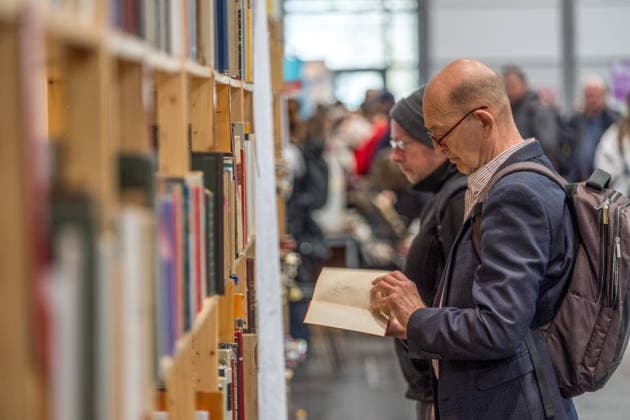 Dritter Tag der Leipziger Buchmesse 2026. Massenandrang, Lange Schlangen und lange wartezeiten bestimmten das Bild. Leipziger Buchmesse 2026 Tag 3