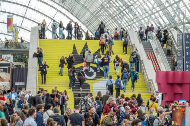 Dritter Tag der Leipziger Buchmesse 2026. Massenandrang, Lange Schlangen und lange wartezeiten bestimmten das Bild. Leipziger Buchmesse 2026 Tag 3