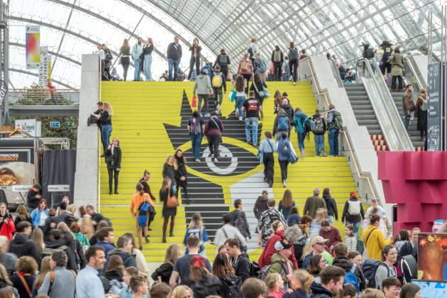 Dritter Tag der Leipziger Buchmesse 2026. Massenandrang, Lange Schlangen und lange wartezeiten bestimmten das Bild. Leipziger Buchmesse 2026 Tag 3