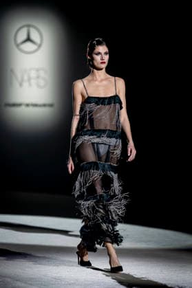 Odette Alvarezs fashion show at Mercedes Benz Fashion Week Odette Alvarezs fashion show on the occasion of Mercedes Benz Fashion Week, on March 21, 2026, in Madrid Spain Odette Alvarez, founder of Teté by Odette, is a brand that stands out for its romantic and feminine aesthetics, is a brand that stands out for its romantic and feminine aesthetics Her fashion show is part of the Mercedes Benz Fashion Week Madrid, the main Spanish fashion show organized by IFEMA, which brings together established firms and new talents 21 MARCH 2026 FASHION MODELS SHOWS MODELS SHOW MBFW A Pé Madrid Madrid Madrid Espana  Copyright: xA.xPÃ rezxMecax 7385268