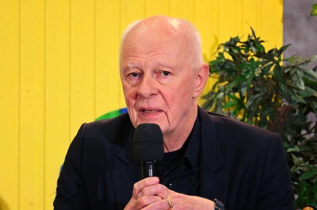 Leipziger Buchmesse, Book Fair Leipzig, Sachsen - vom 19.03. bis 22.03.2026. Autor Klaus Bittermann aka Artur Cravan im Talk