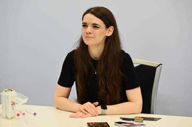 Leipziger Buchmesse, Book Fair Leipzig, Sachsen - vom 19.03. bis 22.03.2026. Spiegel Beststellerautorin für Romantasy und Romance Tina Köpke bei einer Signierstunde