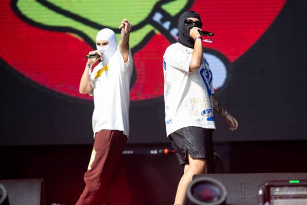 SaO PAULO, SP - 21.03.2026: LOLLAPALOOZA BRASIL 2026 - Show by the hip-hop duo FEBRE90S, formed by Puma PJL and SonoTWS, on the afternoon of this Saturday (21), second day of the Lollapalooza festival, held at the Interlagos racetrack in Sao Paulo, SP. x2909306x  RodileixMorais