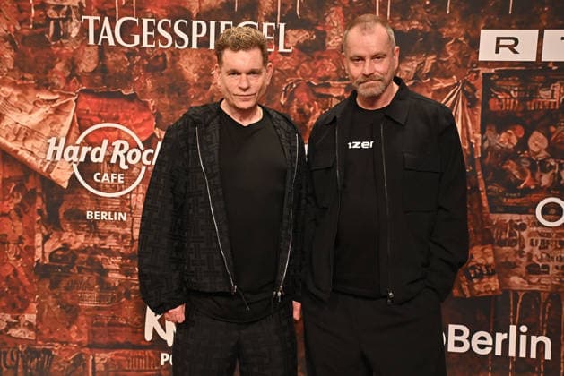 Peter Plate und Ulf-Leo Sommer bei ihrer - Wir sind am Leben- Musical Premiere im Theater des Westens am 21.03.2026 in Berlin Wir Sind Am Leben Musical Premiere in Berlin
