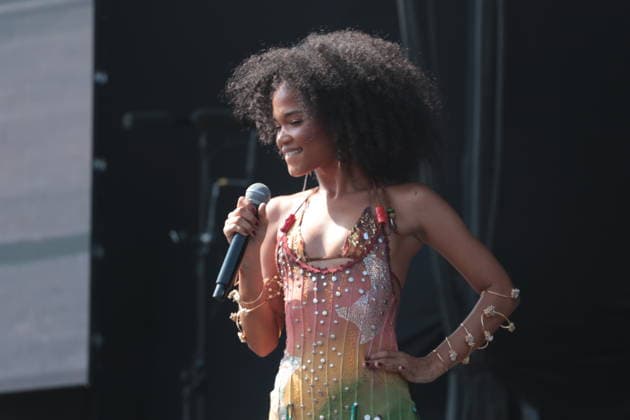 SaO PAULO, SP - 21.03.2026: LOLLAPALOOZA BRASIL 2026 - Paraiba singer Agnes Nunes takes to the Budweiser stage at Lollapalooza 2026 in the early afternoon of this Saturday (21), at the Interlagos racetrack, in the south of Sao Paulo. The festival brings together national and international acts in yet another edition in the capital of Sao Paulo. x2909400x  AngÃ licaxAlves