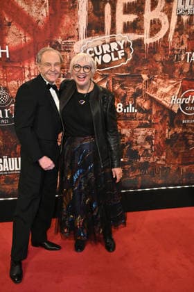 Georg Preusse and Claudia Roth during the -Wir sind am Leben- musical premiere at Theater des Westens on March 21, 2026 in Berlin, Germany Wir Sind Am Leben Musical Premiere in Berlin