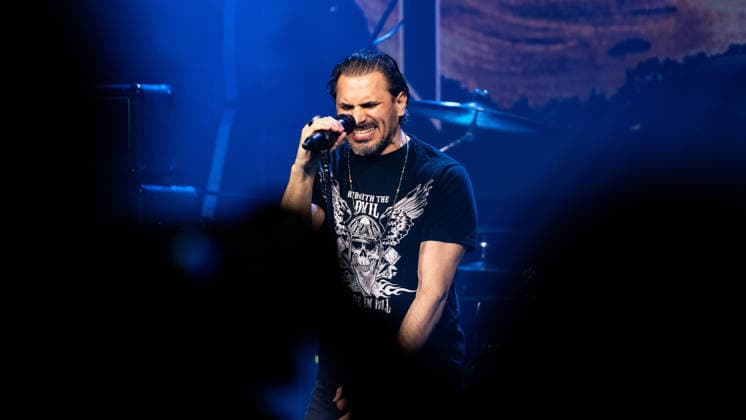 Nazareth: Still Rockin Hard Tour 2026, Hallstadt, Vamos Club and Event Germany, Hallstadt, Vamos Club and Event - 21 Mar 2026 - Concert, Music - Nazareth: Still Rockin Hard Tour 2026 Image: Nazareth preforming their opening show to the Still Rockin Hard Tour 2026 at the Vamos Club in Hallstadt, Germany. Hallstadt Vamos Club and Event Bayern Germany Copyright: xPresseFotoxEvansx