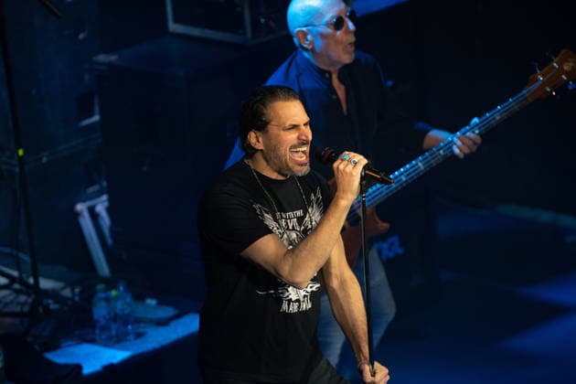 Nazareth: Still Rockin Hard Tour 2026, Hallstadt, Vamos Club and Event Germany, Hallstadt, Vamos Club and Event - 21 Mar 2026 - Concert, Music - Nazareth: Still Rockin Hard Tour 2026 Image: Nazareth preforming their opening show to the Still Rockin Hard Tour 2026 at the Vamos Club in Hallstadt, Germany. Hallstadt Vamos Club and Event Bayern Germany Copyright: xPresseFotoxEvansx
