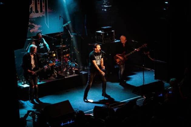 Nazareth: Still Rockin Hard Tour 2026, Hallstadt, Vamos Club and Event Germany, Hallstadt, Vamos Club and Event - 21 Mar 2026 - Concert, Music - Nazareth: Still Rockin Hard Tour 2026 Image: Nazareth preforming their opening show to the Still Rockin Hard Tour 2026 at the Vamos Club in Hallstadt, Germany. Hallstadt Vamos Club and Event Bayern Germany Copyright: xPresseFotoxEvansx
