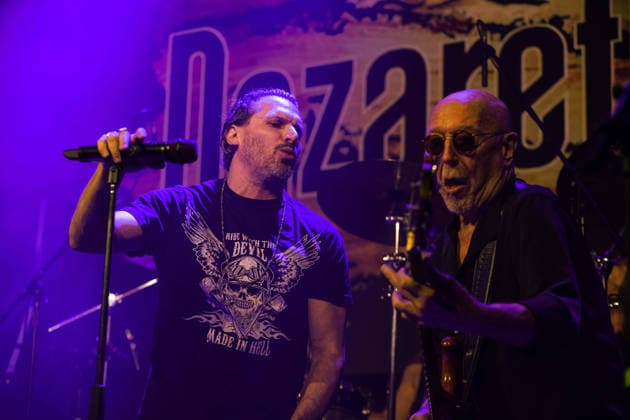 Nazareth: Still Rockin Hard Tour 2026, Hallstadt, Vamos Club and Event Germany, Hallstadt, Vamos Club and Event - 21 Mar 2026 - Concert, Music - Nazareth: Still Rockin Hard Tour 2026 Image: Nazareth preforming their opening show to the Still Rockin Hard Tour 2026 at the Vamos Club in Hallstadt, Germany. Hallstadt Vamos Club and Event Bayern Germany Copyright: xPresseFotoxEvansx