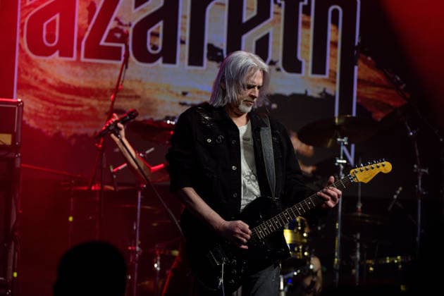 Nazareth: Still Rockin Hard Tour 2026, Hallstadt, Vamos Club and Event Germany, Hallstadt, Vamos Club and Event - 21 Mar 2026 - Concert, Music - Nazareth: Still Rockin Hard Tour 2026 Image: Nazareth preforming their opening show to the Still Rockin Hard Tour 2026 at the Vamos Club in Hallstadt, Germany. Hallstadt Vamos Club and Event Bayern Germany Copyright: xPresseFotoxEvansx