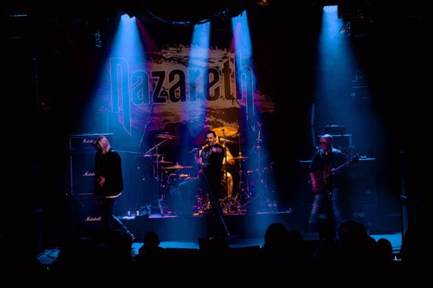 Nazareth: Still Rockin Hard Tour 2026, Hallstadt, Vamos Club and Event Germany, Hallstadt, Vamos Club and Event - 21 Mar 2026 - Concert, Music - Nazareth: Still Rockin Hard Tour 2026 Image: Nazareth preforming their opening show to the Still Rockin Hard Tour 2026 at the Vamos Club in Hallstadt, Germany. Hallstadt Vamos Club and Event Bayern Germany Copyright: xPresseFotoxEvansx