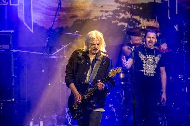Nazareth: Still Rockin Hard Tour 2026, Hallstadt, Vamos Club and Event Germany, Hallstadt, Vamos Club and Event - 21 Mar 2026 - Concert, Music - Nazareth: Still Rockin Hard Tour 2026 Image: Nazareth preforming their opening show to the Still Rockin Hard Tour 2026 at the Vamos Club in Hallstadt, Germany. Hallstadt Vamos Club and Event Bayern Germany Copyright: xPresseFotoxEvansx