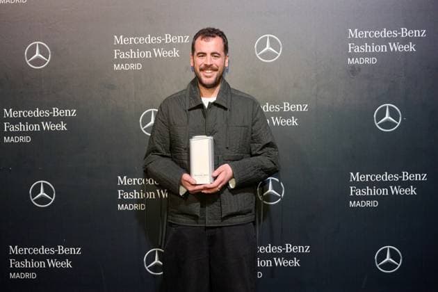 Mercedes Benz Awards Ceremony Jaime Álvarez, MANS designer, winner of the Mercedes Benz Award for Best Collection, on March 21, 2026, in Madrid Spain FASHION SHOW MBFWM IFEMA ZONA IV PRODUCCIONES CHRISTIAN COLMENERO ZONA IV 21 03 2026 Madrid Madrid Spain  Copyright: xZONAxIVxPRODUCCIONESx xCHRISTIANx 7386347
