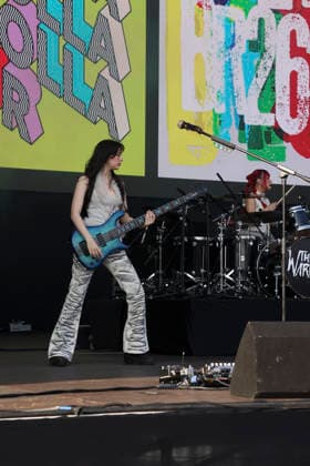 The Mexican band The Warning will perform at Lollapalooza Brazil 2026 in Sao Paulo. Sao Paulo (SP), 03 21 2026 Lollapalooza Brazil Show The Warning The Mexican band The Warning performs during the Lollapalooza Brazil festival, held at the Interlagos racetrack in the southern part of Sao Paulo. The event brings together national and international artists for three days of shows and musical attractions. (Foto: Leco Viana Thenews2 imago images) The Mexican band The Warning will perform at Lollapalooza Brazil 2026 in Sao Paulo.  Copyright: xLecoxVianax