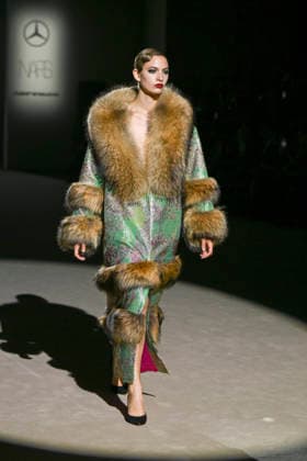 Odette Alvarez - Mercedes-Benz Fashion Week Madrid -21 Mar 2026 A model walks the runway wearing a design by Odette Alvarez during Mercedes-Benz Fashion Week de Madrid in IFEMA. Madrid Spain Copyright: xAtilanoxGarciax xSOPAxImagesx photos09977
