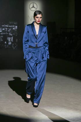 Odette Alvarez - Mercedes-Benz Fashion Week Madrid -21 Mar 2026 A model walks the runway wearing a design by Odette Alvarez during Mercedes-Benz Fashion Week de Madrid in IFEMA. Madrid Spain Copyright: xAtilanoxGarciax xSOPAxImagesx photos09989