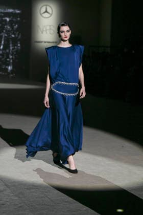 Odette Alvarez - Mercedes-Benz Fashion Week Madrid -21 Mar 2026 A model walks the runway wearing a design by Odette Alvarez during Mercedes-Benz Fashion Week de Madrid in IFEMA. Madrid Spain Copyright: xAtilanoxGarciax xSOPAxImagesx photos09991