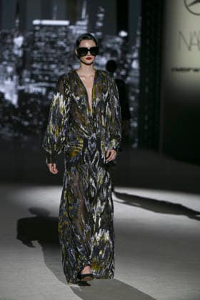 Odette Alvarez - Mercedes-Benz Fashion Week Madrid -21 Mar 2026 A model walks the runway wearing a design by Odette Alvarez during Mercedes-Benz Fashion Week de Madrid in IFEMA. Madrid Spain Copyright: xAtilanoxGarciax xSOPAxImagesx photos09964