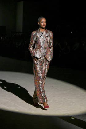 Odette Alvarez - Mercedes-Benz Fashion Week Madrid -21 Mar 2026 A model walks the runway wearing a design by Odette Alvarez during Mercedes-Benz Fashion Week de Madrid in IFEMA. Madrid Spain Copyright: xAtilanoxGarciax xSOPAxImagesx photos09968