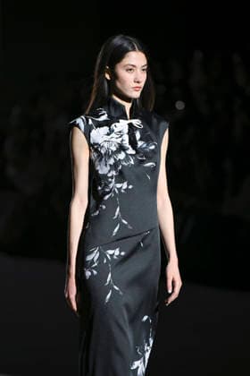 February 28, 2026, Madrid, Spain: A model walks the runway wearing a design by Menchen Tomas during Mercedes-Benz Fashion Week de Madrid in IFEMA. Madrid Spain  - ZUMAs197 20260228_aaa_s197_2908 Copyright: xAtilanoxGarciax