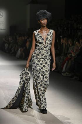 Fely Campo - Mercedes-Benz Fashion Week Madrid, Spain - 21Mar 2026 A model walks the runway wearing a design by Fely Campo during Mercedes-Benz Fashion Week de Madrid in IFEMA. Madrid Spain Copyright: xAtilanoxGarciax xSOPAxImagesx photos09940