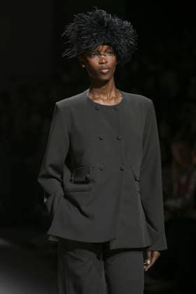 Fely Campo - Mercedes-Benz Fashion Week Madrid, Spain - 21Mar 2026 A model walks the runway wearing a design by Fely Campo during Mercedes-Benz Fashion Week de Madrid in IFEMA. Madrid Spain Copyright: xAtilanoxGarciax xSOPAxImagesx photos09911