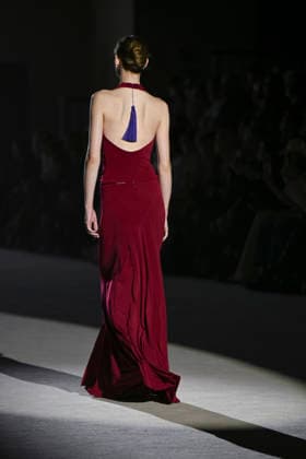 February 28, 2026, Madrid, Spain: A model walks the runway wearing a design by Menchen Tomas during Mercedes-Benz Fashion Week de Madrid in IFEMA. Madrid Spain - ZUMAs197 20260228_aaa_s197_2948 Copyright: xAtilanoxGarciax