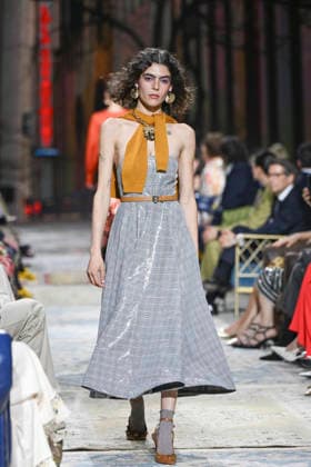 Lola Casademunt - Mercedes-Benz Fashion Week Madrid, Spain - 21 Mar 2026 A model walks the runway wearing a design by Lola Casademunt during Mercedes-Benz Fashion Week de Madrid in IFEMA. Madrid Spain Copyright: xAtilanoxGarciax xSOPAxImagesx photos10110