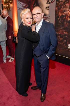 abb Angelika Milster und Andre Bauer Mann Saengerin zu Gast auf der Deutschland Premiere von Wir sind am Leben das Berlin Musical im Theater des Westens am Samstag 21.03.2026 Berlin Deutschland