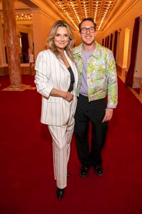 abb Kim Fisher Moderatorin und Brix Schaumburg zu Gast auf der Deutschland Premiere von Wir sind am Leben das Berlin Musical im Theater des Westens am Samstag 21.03.2026 Berlin Deutschland