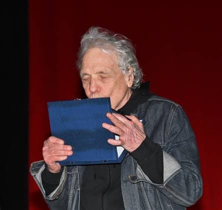 Busto Arsizio, Italy Abel Ferrara at BAFF 2026 presents the documentary Turn in the Wound and dialogues with the audience during the interview. In the photo: Abel Ferrara director receives the Platinum Award for Cinematic Excellence BAFF 2026  Copyright: xNickxZonnax xipa-agency.netx xNickxZonnax IPA_Agency_IPA73272993
