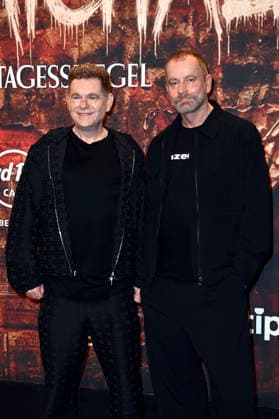 Peter Plate und Ulf Leo Sommer bei der Premiere des Musicals Wir sind am Leben - Das Berlin Musical im Theater des Westens. Berlin, 21.03.2026