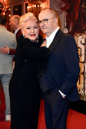 Angelika Milster mit Ehemann Andre Bauer bei der Premiere des Musicals Wir sind am Leben - Das Berlin Musical im Theater des Westens. Berlin, 21.03.2026