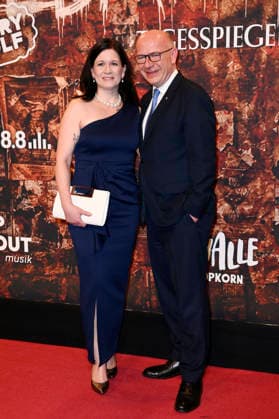 Katharina Günther-Wünsch und Kai Wegner bei der Premiere des Musicals Wir sind am Leben - Das Berlin Musical im Theater des Westens. Berlin, 21.03.2026