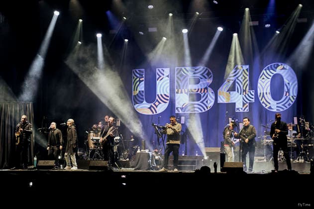 UB40 live bei einem Konzert auf dem Adelboden Live Festival auf dem Marktplatz. Adelboden, 20.03.2026