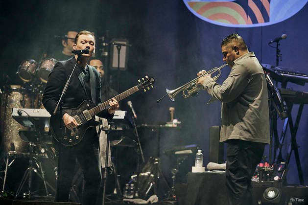 UB40 live bei einem Konzert auf dem Adelboden Live Festival auf dem Marktplatz. Adelboden, 20.03.2026
