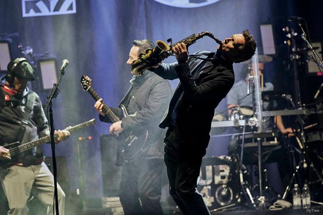 UB40 live bei einem Konzert auf dem Adelboden Live Festival auf dem Marktplatz. Adelboden, 20.03.2026