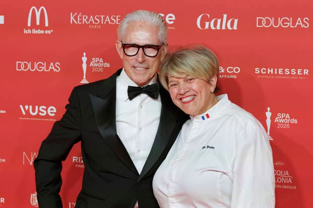 Peter Schreck und Lea Linster bei der 29. Verleihung der Spa Awards 2026 im Kurhaus. Baden-Baden, 21.03.2026