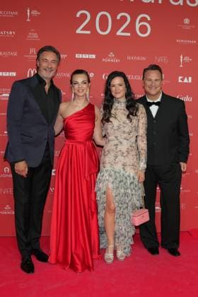 Spa Award 2026. Annika Lau, Marco Schreyl, Doris Brücker und Guido Maria Kretschmer auf dem Roten Teppich bei der Spa Awards Gala im Kurhaus Baden-Baden am 21.03.2026. Baden-Baden Kurhaus Baden-Württemberg
