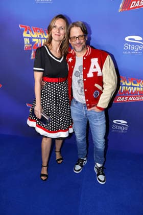 Monika Grosse und Patrick Bach bei der Zurueck in die Zukunft Musical Premiere am 22.03.2026 im Stage Operettenhaus in Hamburg Zurueck in die Zukunft Musical Premiere in Hamburg