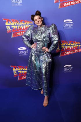 Klaudia Giez bei der Zurueck in die Zukunft Musical Premiere am 22.03.2026 im Stage Operettenhaus in Hamburg Zurueck in die Zukunft Musical Premiere in Hamburg