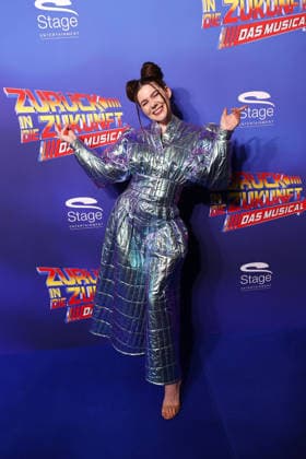 Klaudia Giez bei der Zurueck in die Zukunft Musical Premiere am 22.03.2026 im Stage Operettenhaus in Hamburg Zurueck in die Zukunft Musical Premiere in Hamburg