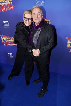 Kerstin Goeritz und Joerg Knoer bei der Zurueck in die Zukunft Musical Premiere am 22.03.2026 im Stage Operettenhaus in Hamburg Zurueck in die Zukunft Musical Premiere in Hamburg