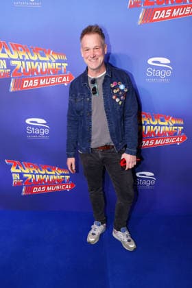 Patrick Harzig bei der Zurueck in die Zukunft Musical Premiere am 22.03.2026 im Stage Operettenhaus in Hamburg Zurueck in die Zukunft Musical Premiere in Hamburg