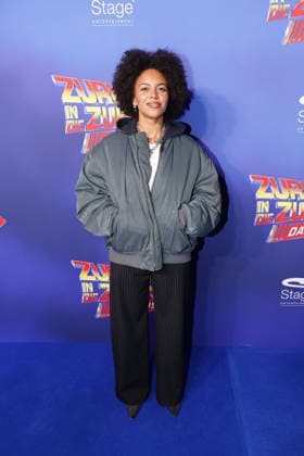 Aminata Belli bei der Zurueck in die Zukunft Musical Premiere am 22.03.2026 im Stage Operettenhaus in Hamburg Zurueck in die Zukunft Musical Premiere in Hamburg