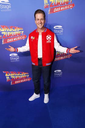 Alexander Klaws bei der Zurueck in die Zukunft Musical Premiere am 22.03.2026 im Stage Operettenhaus in Hamburg Zurueck in die Zukunft Musical Premiere in Hamburg