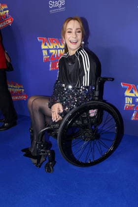 Kristina Vogel bei der Zurueck in die Zukunft Musical Premiere am 22.03.2026 im Stage Operettenhaus in Hamburg Zurueck in die Zukunft Musical Premiere in Hamburg